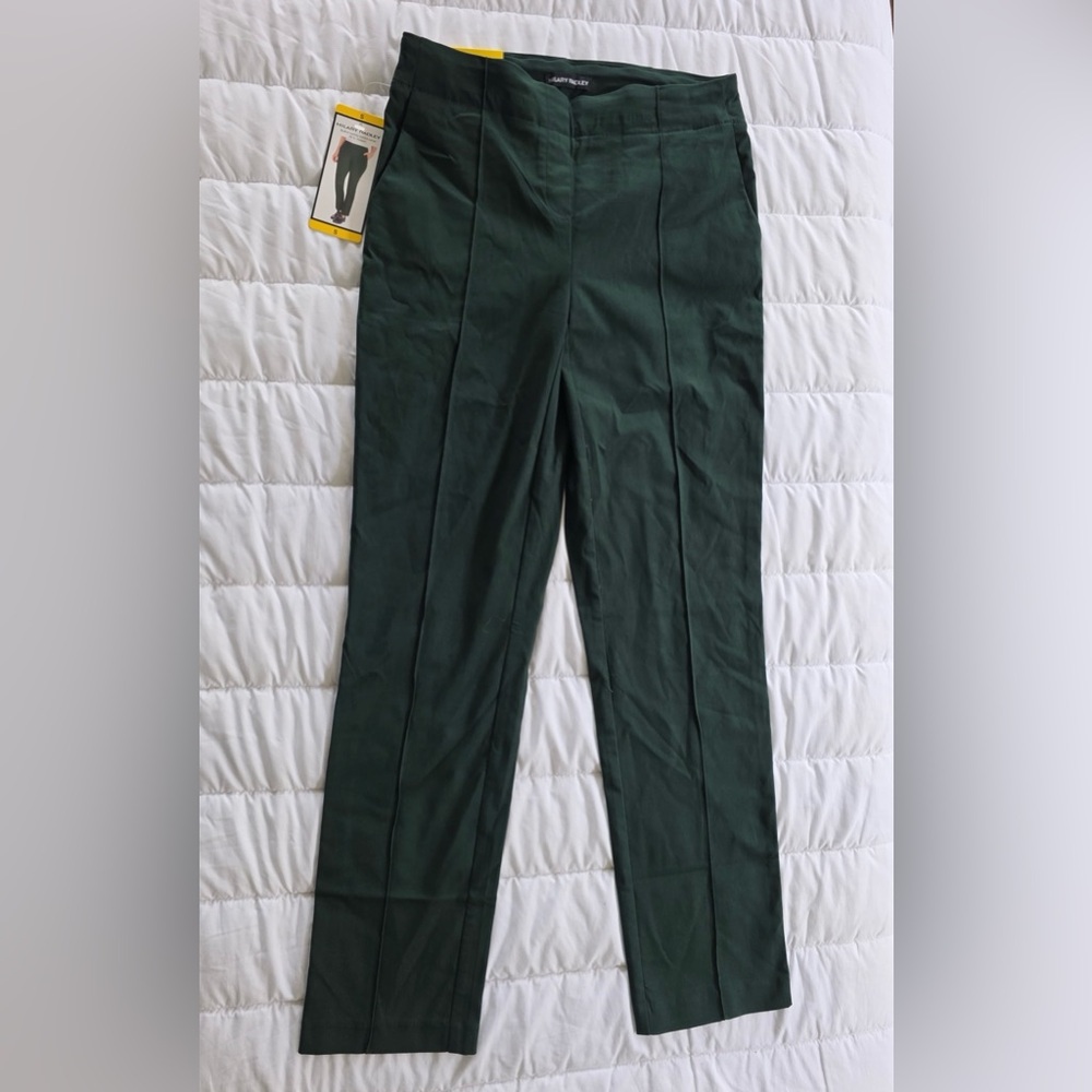 Hilary Radley Green Straight Leg Jeans